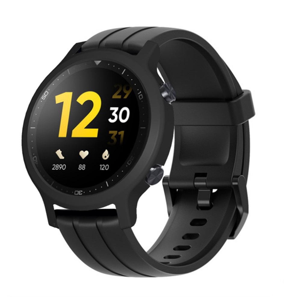 Anti-scratch Hard PC Protective Watch Case Shell for Realme Watch S - Black-3