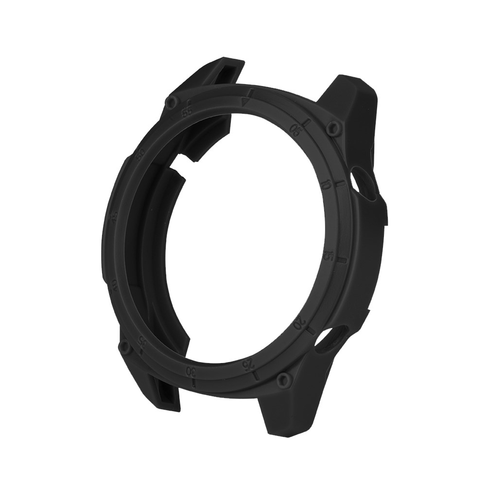 Single Color TPU Cobertura Esportes Estilo De Protetor De Estilo Caso Para Huawei Watch GT 2 46mm - Preto