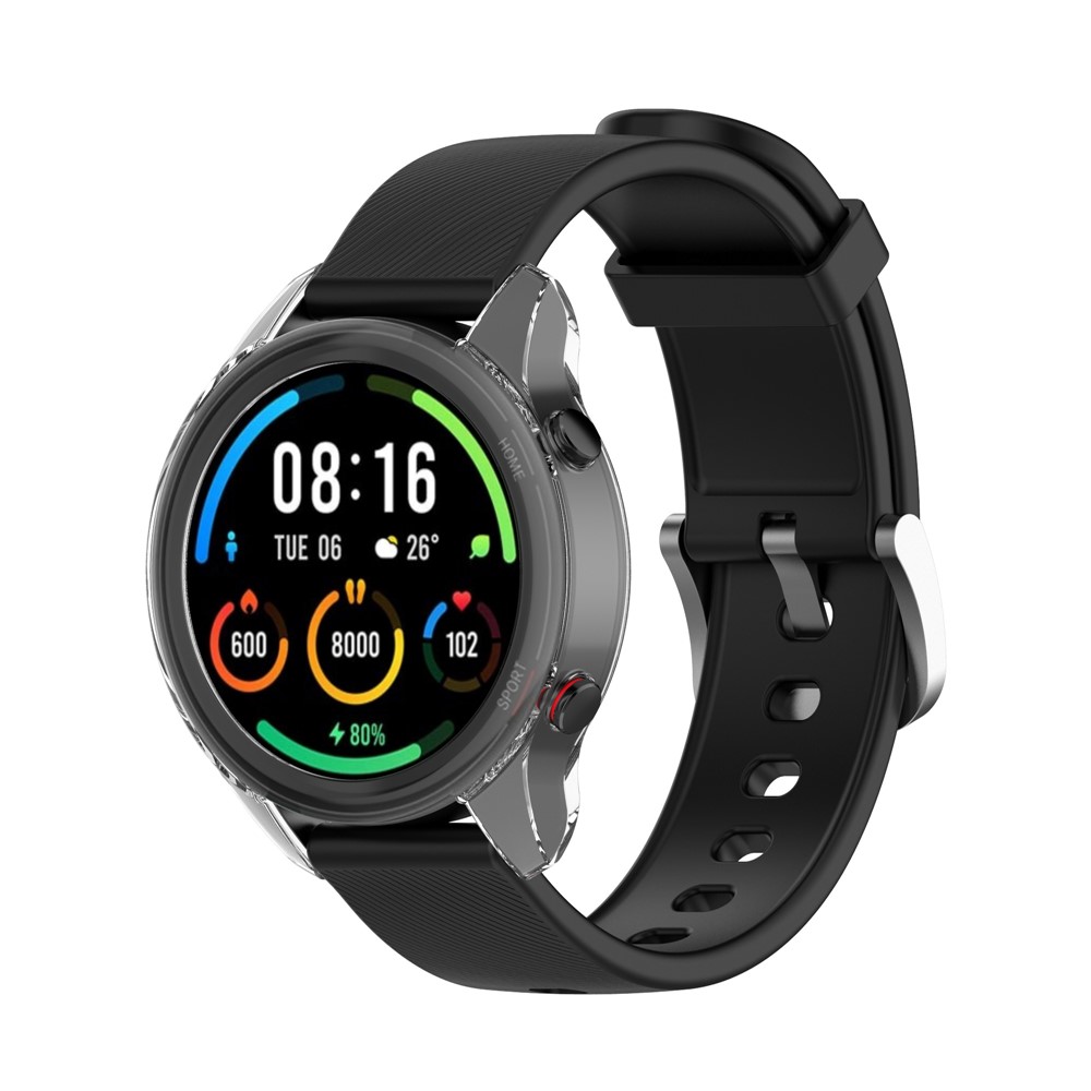Transparent TPU Protective Case Cover (Support Power Charging with Case) for Xiaomi Mi Watch Color Sport - White-2