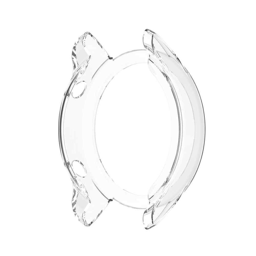 Transparent TPU Protective Case Cover (Support Power Charging with Case) for Xiaomi Mi Watch Color Sport - White-6