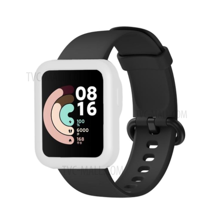 Soft Silicone Smart Watch Protective Case for Xiaomi Mi Watch Lite / Redmi Watch - White-2