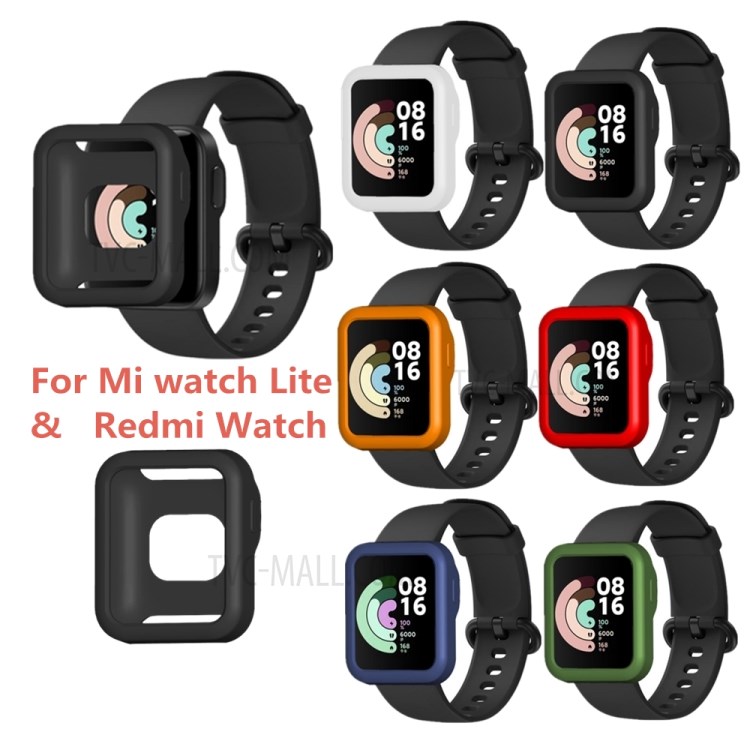 Soft Silicone Smart Watch Protective Case for Xiaomi Mi Watch Lite / Redmi Watch - White-4