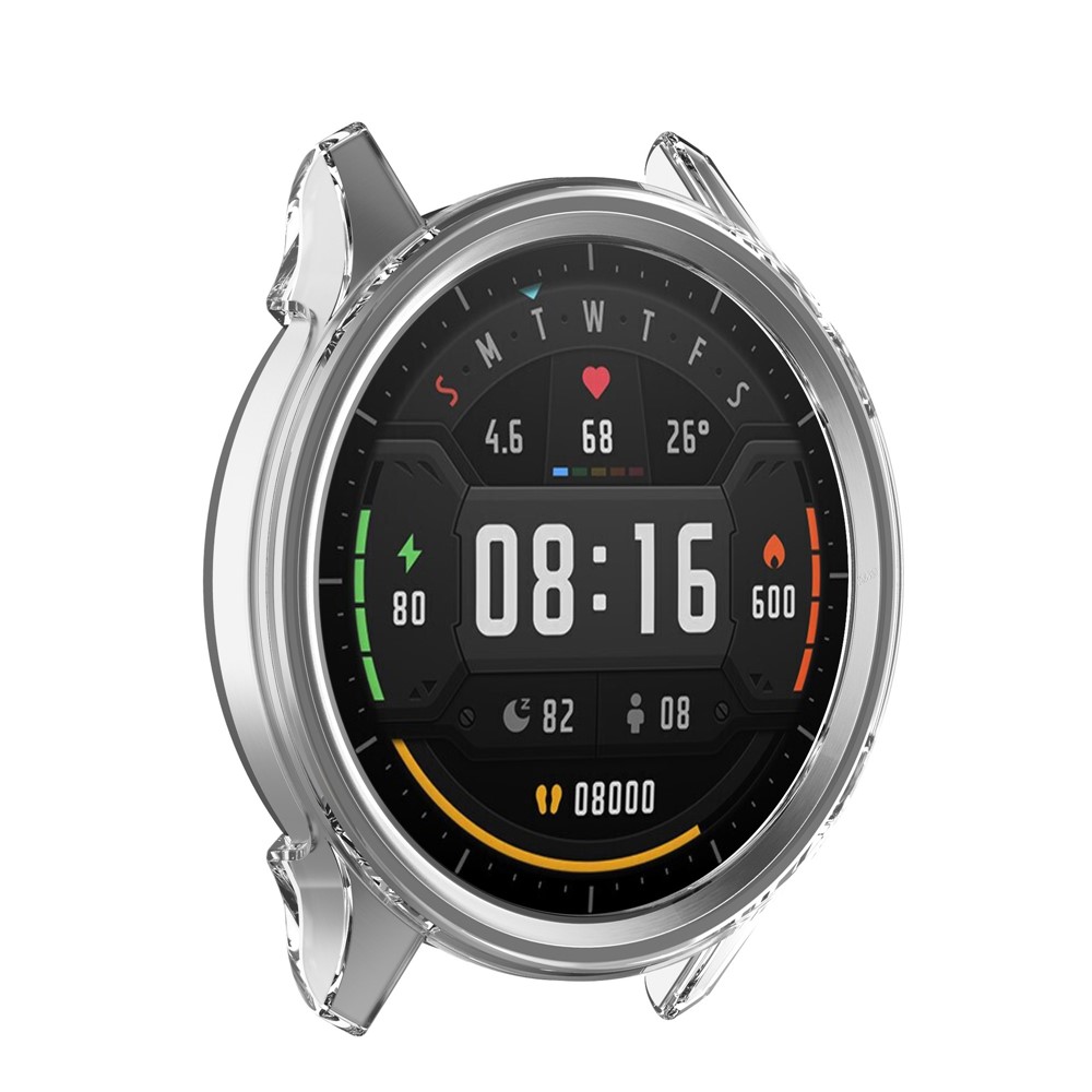 Dust-proof Drop-proof Transparent TPU Protective Watch Case for Xiaomi Watch Color - Transparent-3