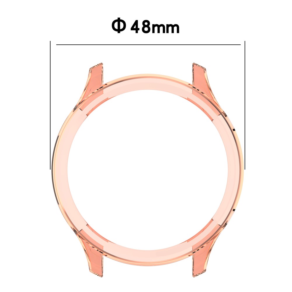 Dust-proof Drop-proof Transparent TPU Protective Watch Case for Xiaomi Watch Color - Transparent-8