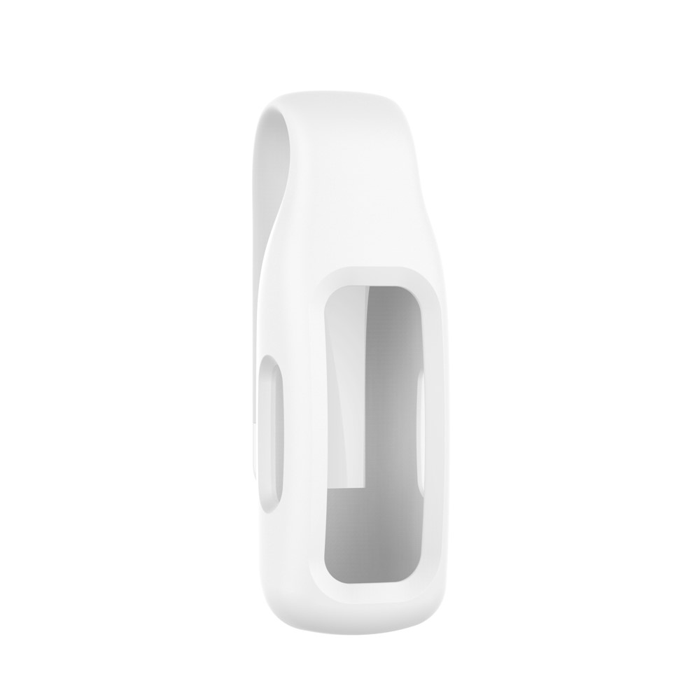 Steel Sheet Soft Silicone Clip Buckle for Fitbit Ace 3/Inspire 2 - White-2