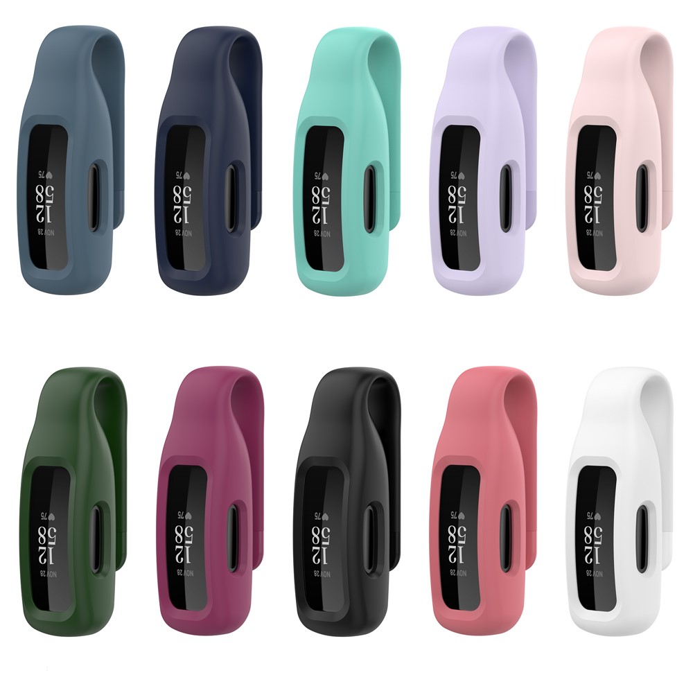 Steel Sheet Soft Silicone Clip Buckle for Fitbit Ace 3/Inspire 2 - White-8
