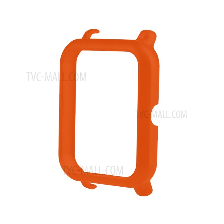Matte Skin Hard Plastic Watch Frame Cover for Amazfit Lite / Amazfit Bip S/Bip 1S - Orange-4