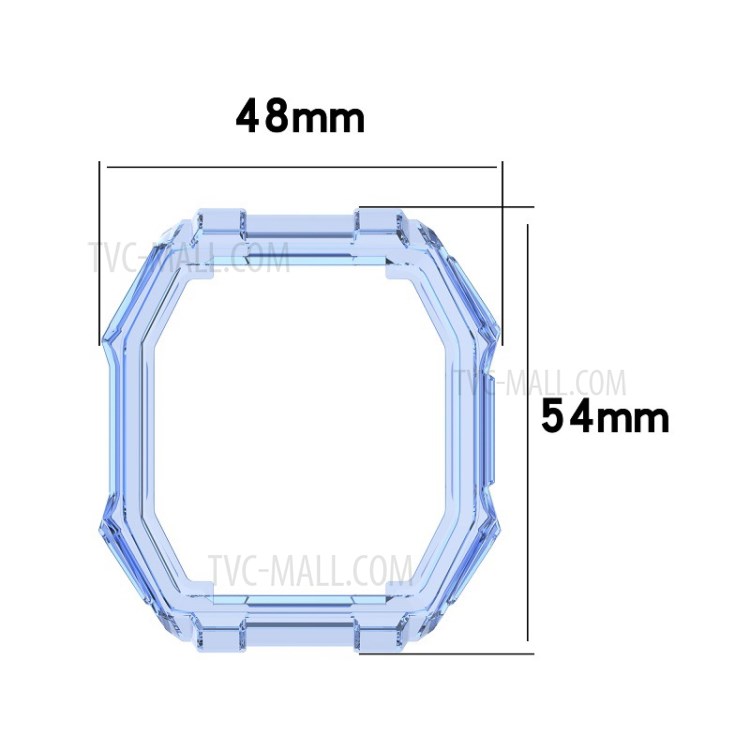 Soft TPU Transparent Smart Watch Protective Case Frame Cover Shell for Huami Amazfit Ares / A1908 - Transparent-5