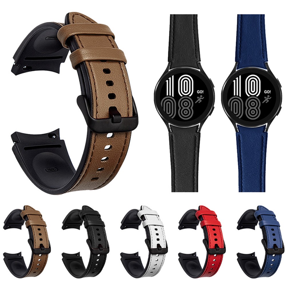 1 Pair 20mm Stainless Steel Watch Strap Connector Adapter for Samsung Galaxy Watch4 44mm 40mm / Galaxy Watch4 Classic 46mm 42mm - Silver-6