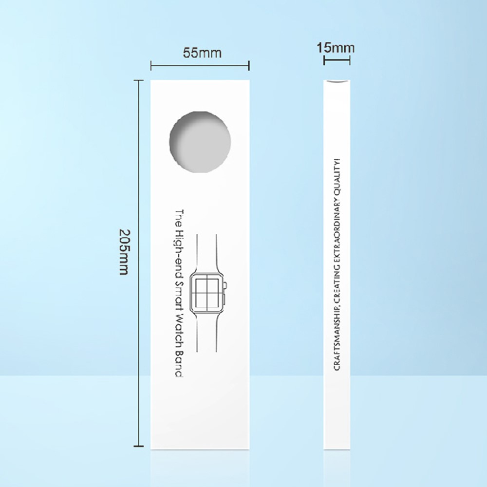 50Pcs Smartwatch Strap Display Box Package Box with Round View Window-3