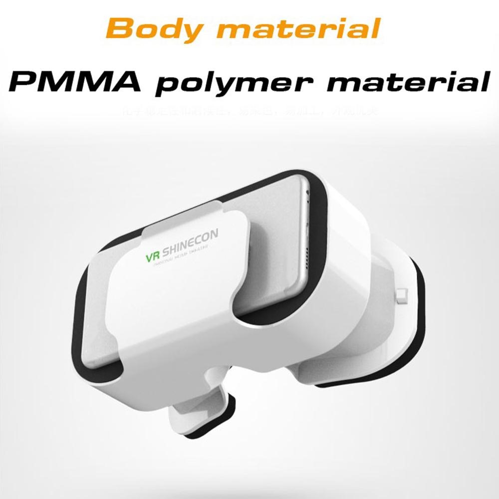 G05A Universal VR Headset Portable VR Goggles Virtual Reality Glasses for 3D Games HD Movies Compatible with 4.7"-6.5'' Mobile Phones (052 Remote Control Version)-3