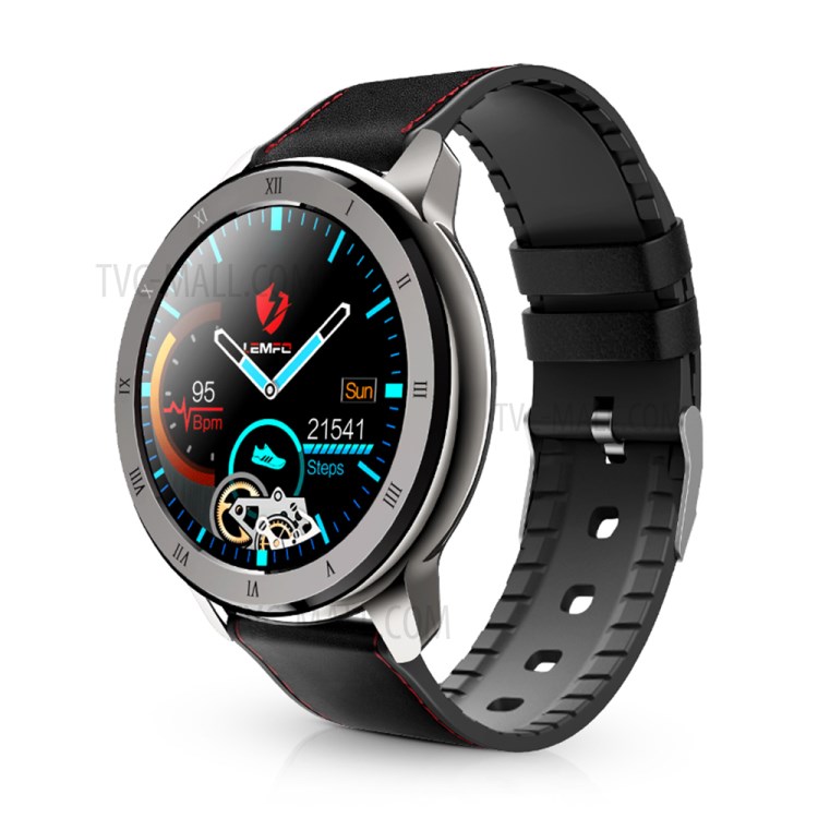 

LEMFO ELF2 Full Touch Screen Health Monitoring Waterproof Smart Watch - Black