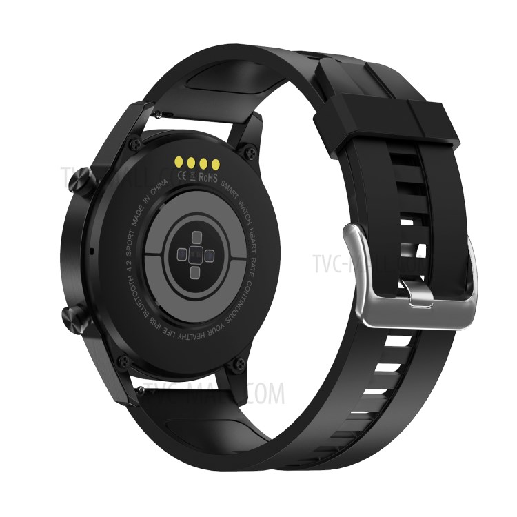 DT92 Bluetooth IP67 Waterproof Health Monitoring Smart Watch Low Power Consumption Silicone Watch Band - Black-4