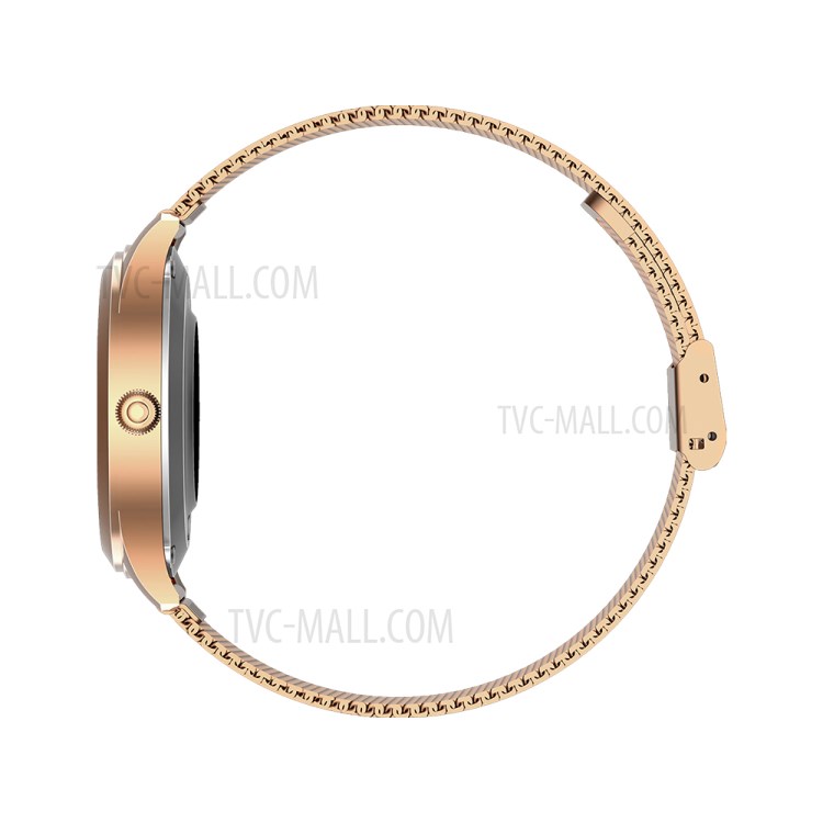 LEMONDA SMART KW10PRO 1.09-inch Round Touch Screen Fashion Lady Watch Feminine Function Smart Watch - Gold-9