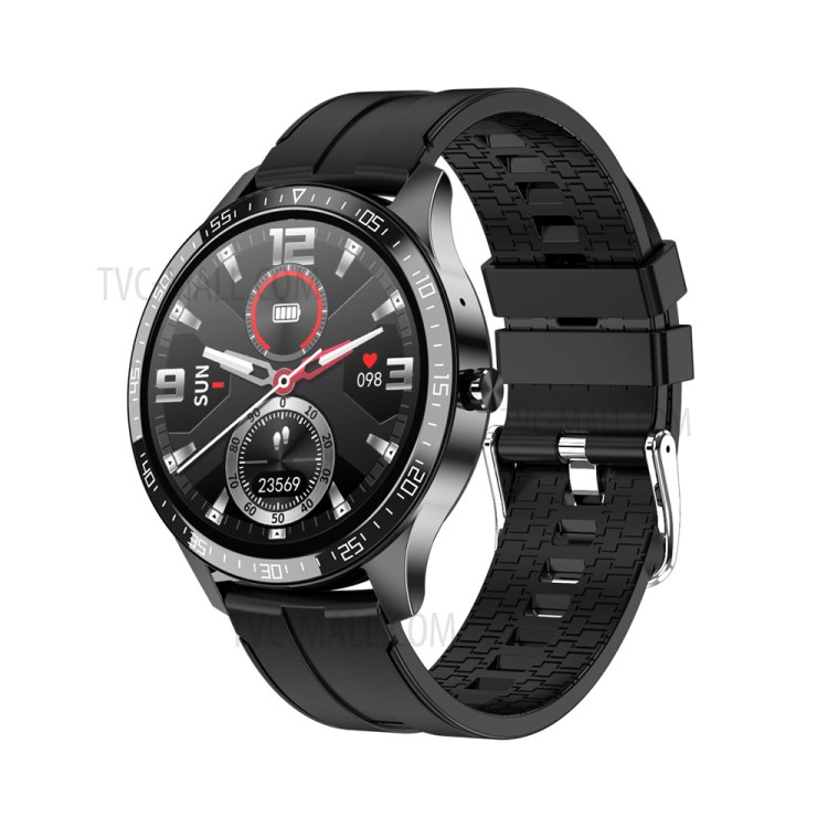 T80 Bluetooth Call Body Temperature Monitor Fitness Tracker Smart Watch - Black-4