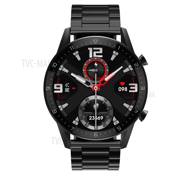 Shop LEMONDA SMART DT92 Full Round Touch Screen Smart Watch Fitness Tracker  Watches for Men Women - Black Steel Strap from China | TVC-Mall.com