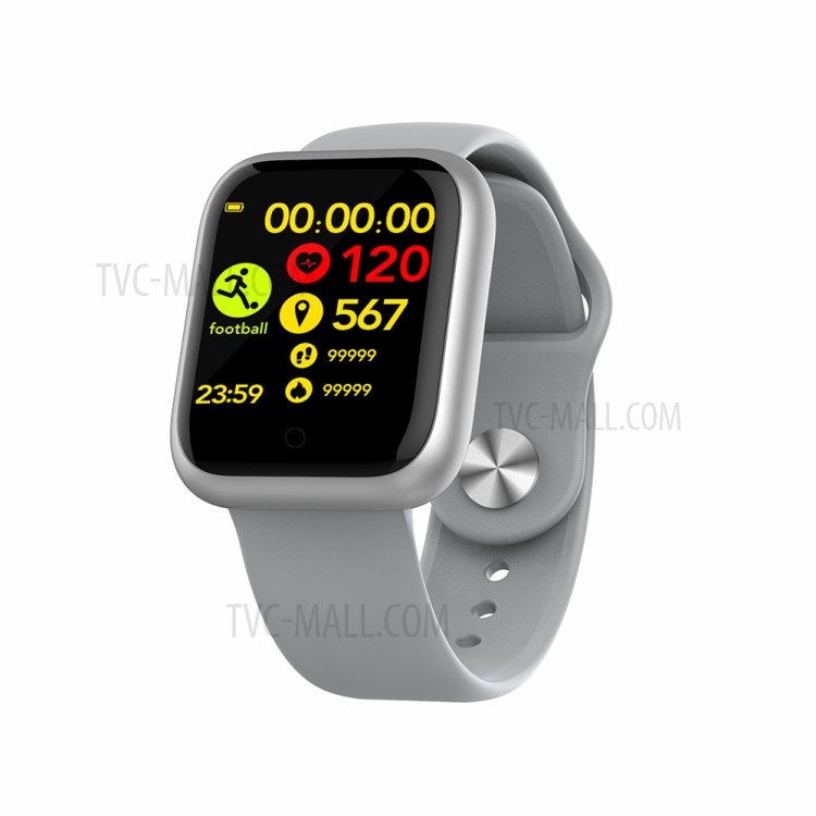 Wholesale LEMONDA SMART GT1 1.3 inch Square Single Point Multi-sport Mode  IP67 Waterproof Smart Watch - Silver from China | TVC-Mall.com
