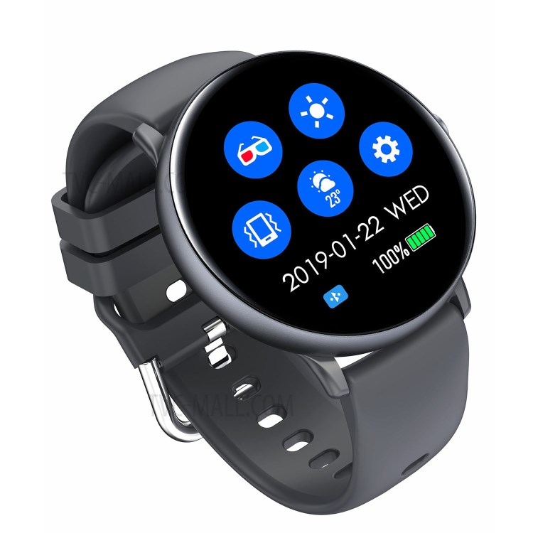 LEMONDA SMART S22T 1.09-inch Full Circle Full Touch Smart Watch Heart Rate Sleep Monitor Fitness Tracker - Black-3