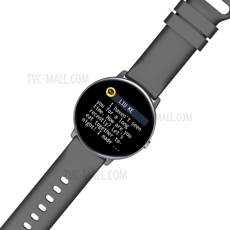LEMONDA SMART S22T 1.09-inch Full Circle Full Touch Smart Watch Heart Rate Sleep Monitor Fitness Tracker - Black-4