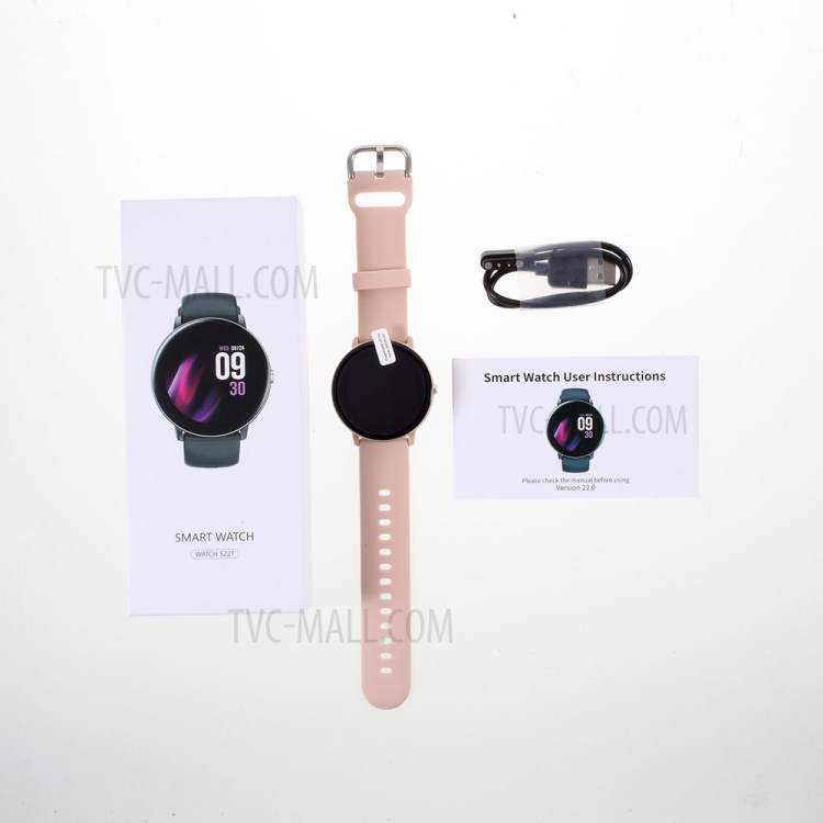 LEMONDA SMART S22T 1.09-inch Full Circle Full Touch Smart Watch Heart Rate Sleep Monitor Fitness Tracker - Black-5