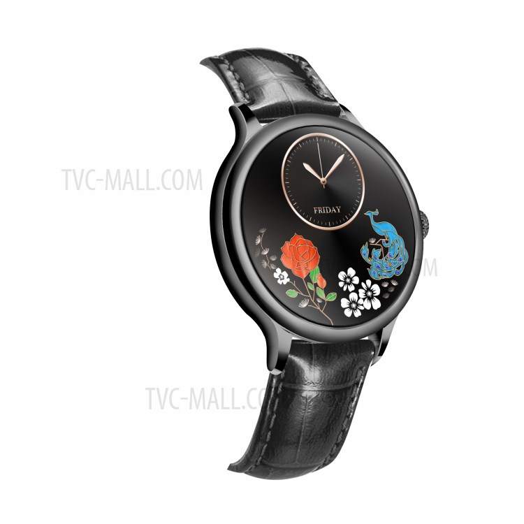 LEMONDA SMART G10 1.09-inch Full Round Touch Screen Smart Watch Female Physiological Reminder - Black-1