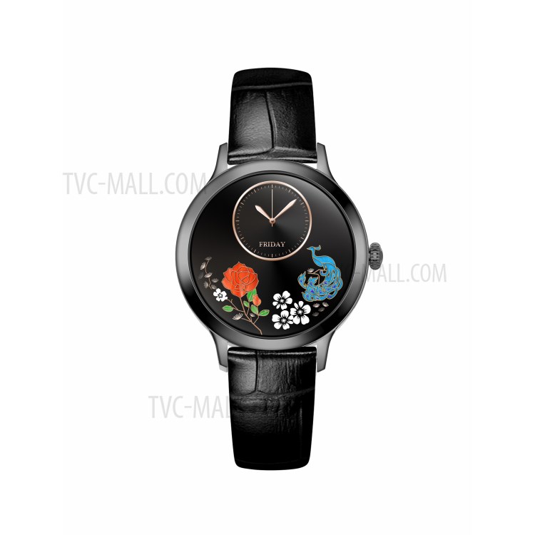 LEMONDA SMART G10 1.09-inch Full Round Touch Screen Smart Watch Female Physiological Reminder - Black-2
