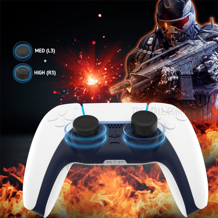 6PCS/Pack JYS Controller Silicone Thumb Grips Cap for Sony Playstation 5 Controller-4