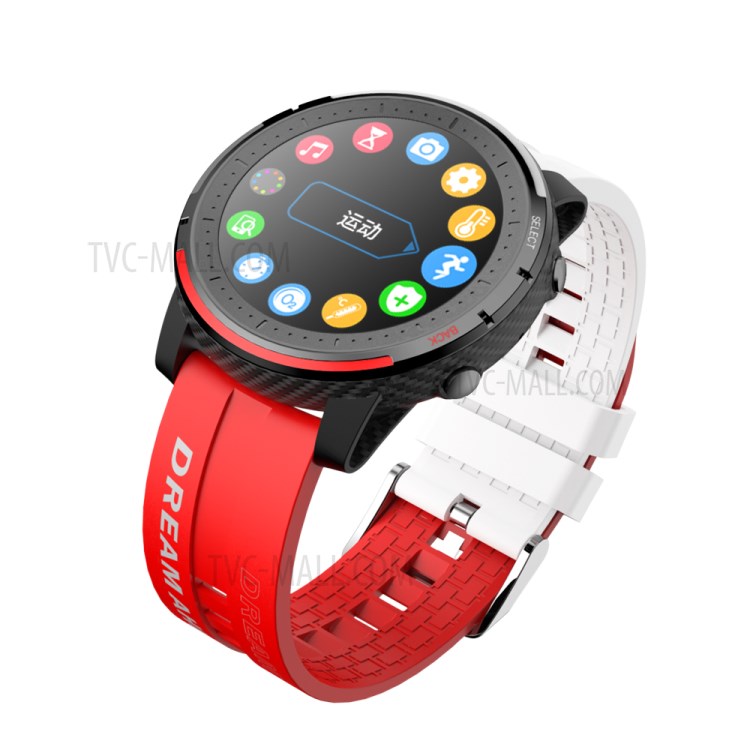 Compre LV69 Smart Watch 1.28 Pulgadas Color-Splicing Sports Smart Bluetooth  Watch - Rojo en China | TVC-Mall.com