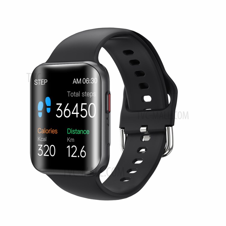 LEMONDA SMART T68 1.54-inch IP67 Waterproof Smart Watch Fitness Tracker Temperature Monitoring - Black