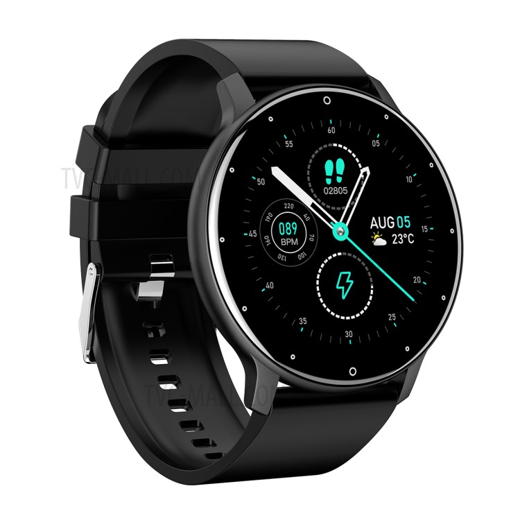 Wholesale ZL02 HD Full Touch Screen IP67 Waterproof Health Monitoring Sports Smart Watch Black