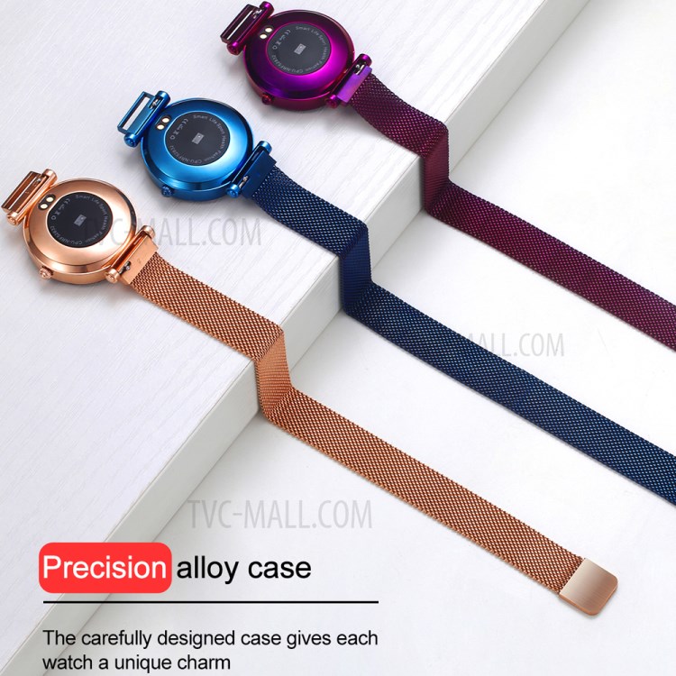 HI18 1.04-Inch Smart Watch Step Counter Blood Pressure Female Menstrual Cycle Heart Rate Waterproof Women Smart Bracelet - Purple-5