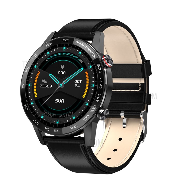 Wholesale L16 Sport Smart Watch Heart Rate ECG Blood Pressure/Oxygen  Monitor IP68 Waterproof Wristwatch - Black Leather from China | TVC-Mall.com