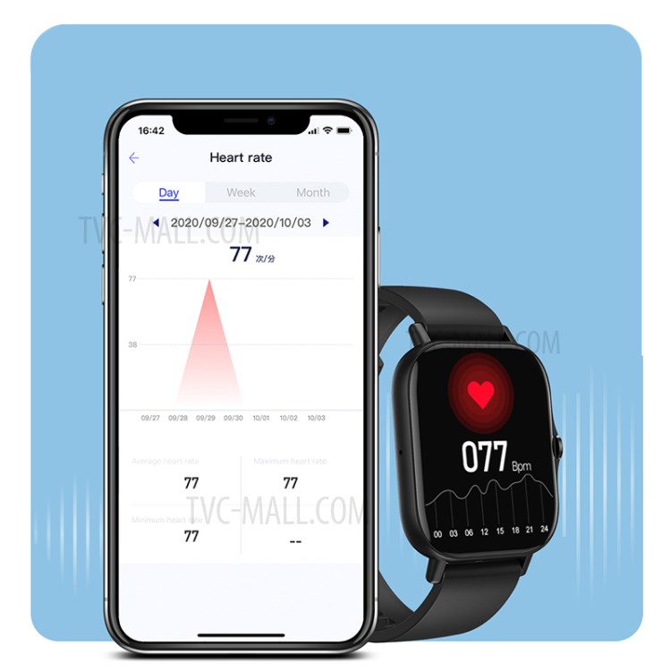 DT94 1.78inch IP65 Waterproof Bluetooth Call Touch Smart Watch Heart Rate Sleep Monitor Sport Bracelet - Black-9