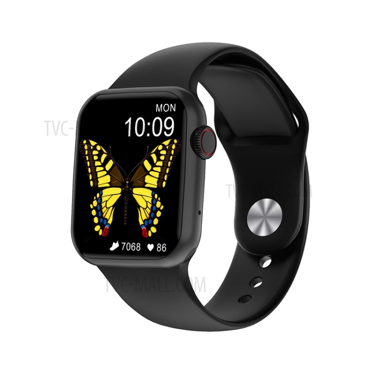 DT100 1.75inch IP65 Waterproof Female Menstrual Reminding Bluetooth Call Touch Smart Watch Heart Rate Monitor Sport Bracelet - Black-1
