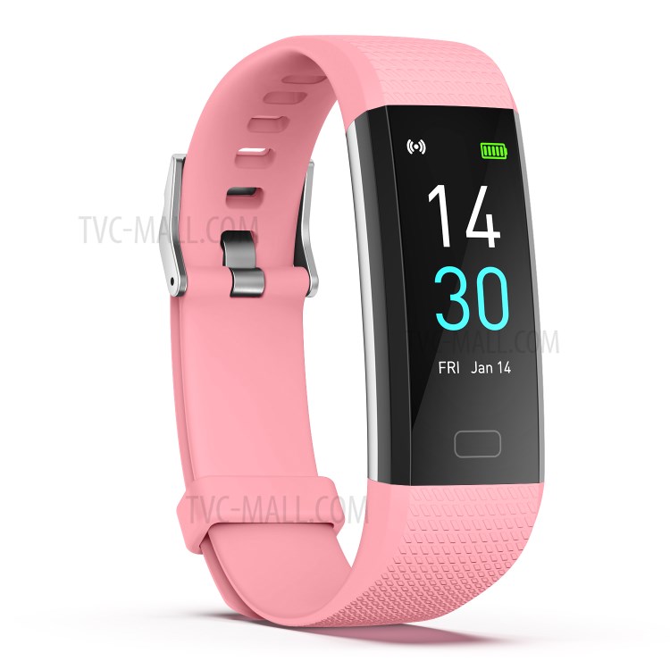 S5 2 Generation Herzfrequenzmonitor Schrittzähler Fitness Tracker Smart Armband IP68 Wasserdichte Smart Armband - Rosa-3
