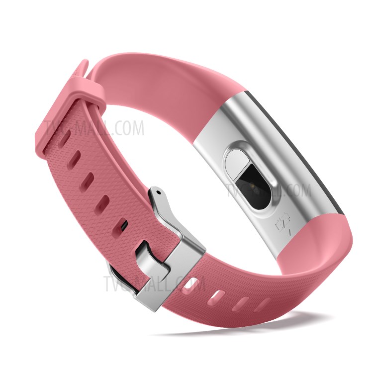 S5 2 Generation Herzfrequenzmonitor Schrittzähler Fitness Tracker Smart Armband IP68 Wasserdichte Smart Armband - Rosa-4