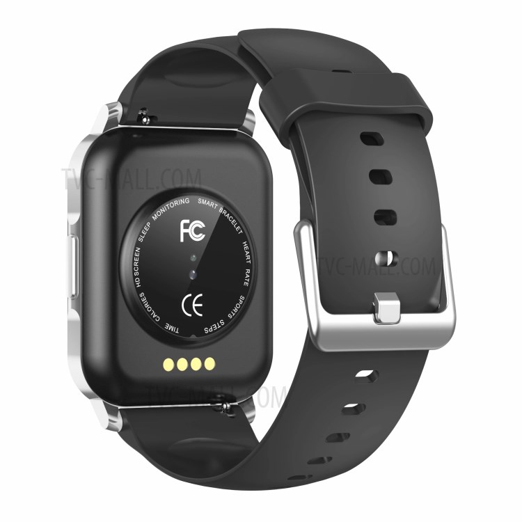 NK15 1.72-Inch Square Screen Smart Watch Bluetooth Heart Rate Sleep Monitor Fitness Tracker Smart Bracelet - Black-4