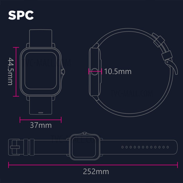 ZEBLAZE GTS 2 1.69 inch Full Touch Screen Smart Watch IP67 Waterproof Heart Rate Monitoring Bluetooth Call Smartwatch - Black-12