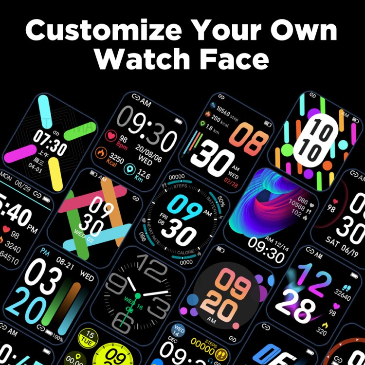 ZEBLAZE GTS 2 1.69 inch Full Touch Screen Smart Watch IP67 Waterproof Heart Rate Monitoring Bluetooth Call Smartwatch - Black-5