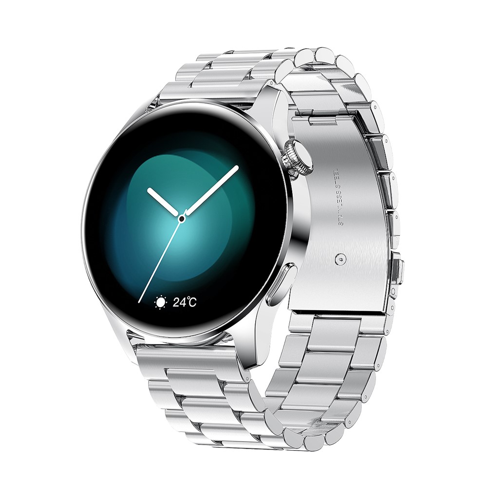 I29 HD Screen Health Monitor Sports Smart Watch Support Bluetooth Calling Fitness Bracelet, Steel Strap - Silver-1