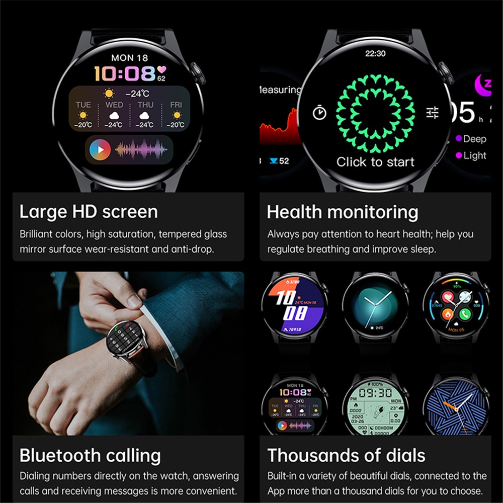 I29 HD Screen Health Monitor Sports Smart Watch Support Bluetooth Calling Fitness Bracelet, Steel Strap - Silver-3
