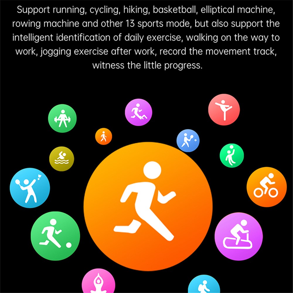 I29 HD Screen Health Monitor Sports Smart Watch Support Bluetooth Calling Fitness Bracelet, Steel Strap - Silver-4