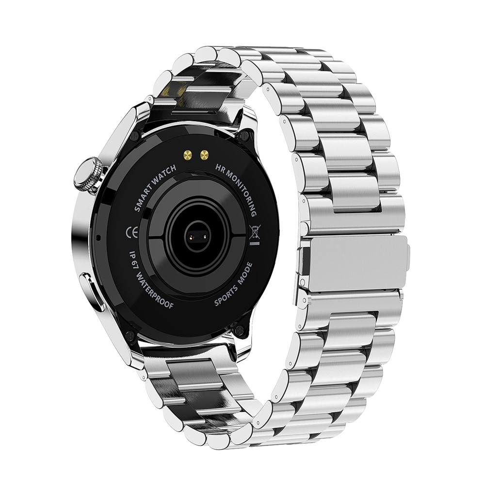 I29 HD Screen Health Monitor Sports Smart Watch Support Bluetooth Calling Fitness Bracelet, Steel Strap - Silver-8