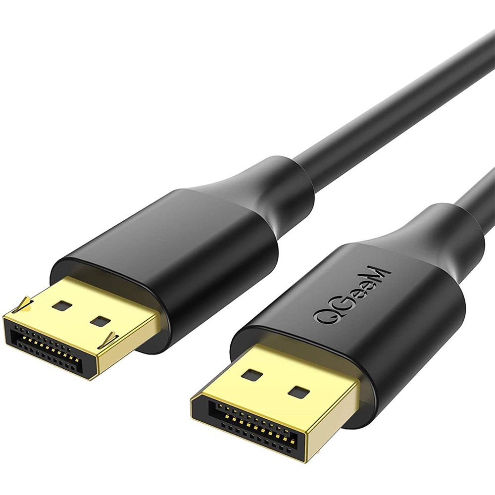 QGEEM QG-HD16 1.8m DP to DP Cable 4K/60Hz HD Video DisplayPort 1.2 Adapter Cable for HDTV Monitor Projector-1