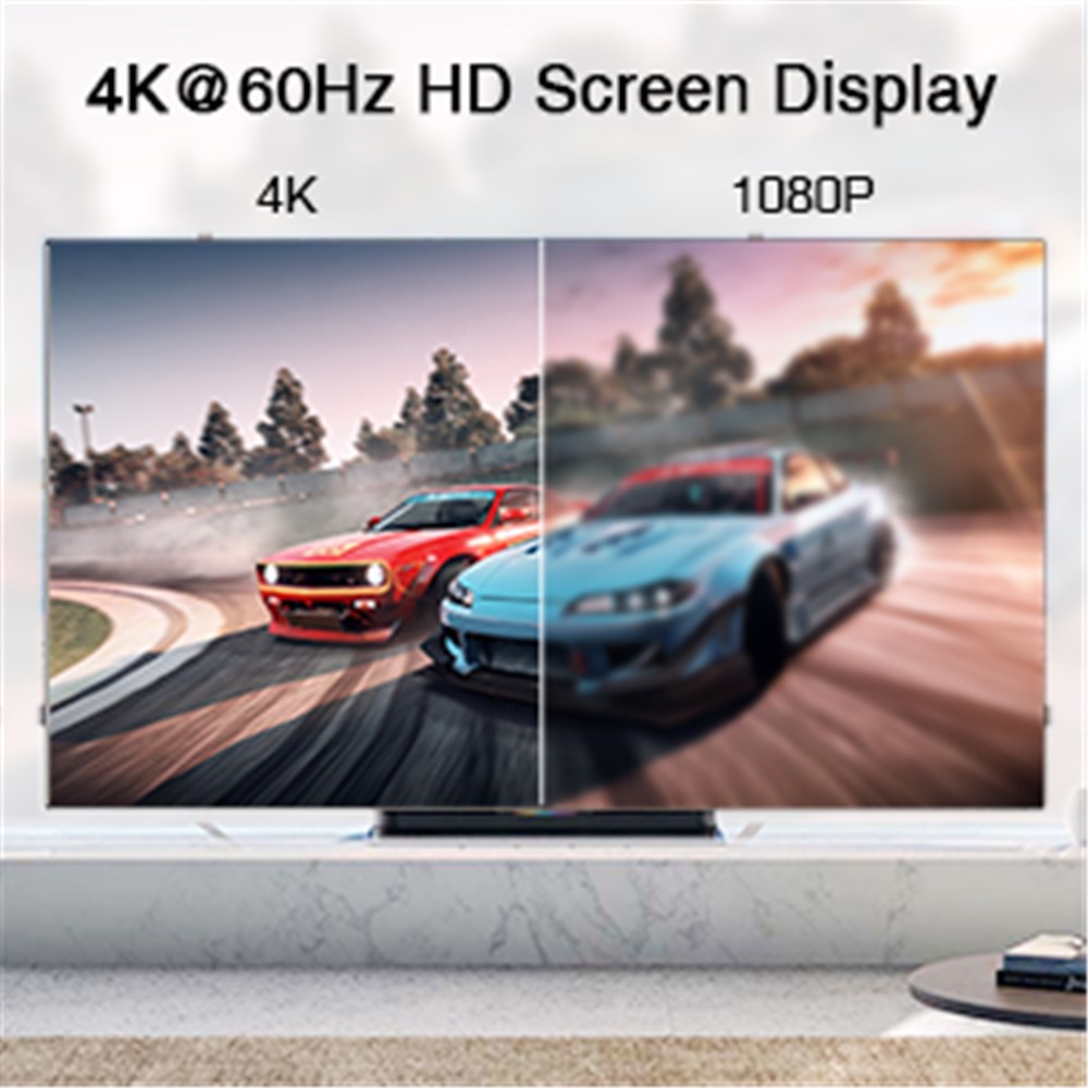 QGEEM QG-HD16 1.8m DP to DP Cable 4K/60Hz HD Video DisplayPort 1.2 Adapter Cable for HDTV Monitor Projector-3