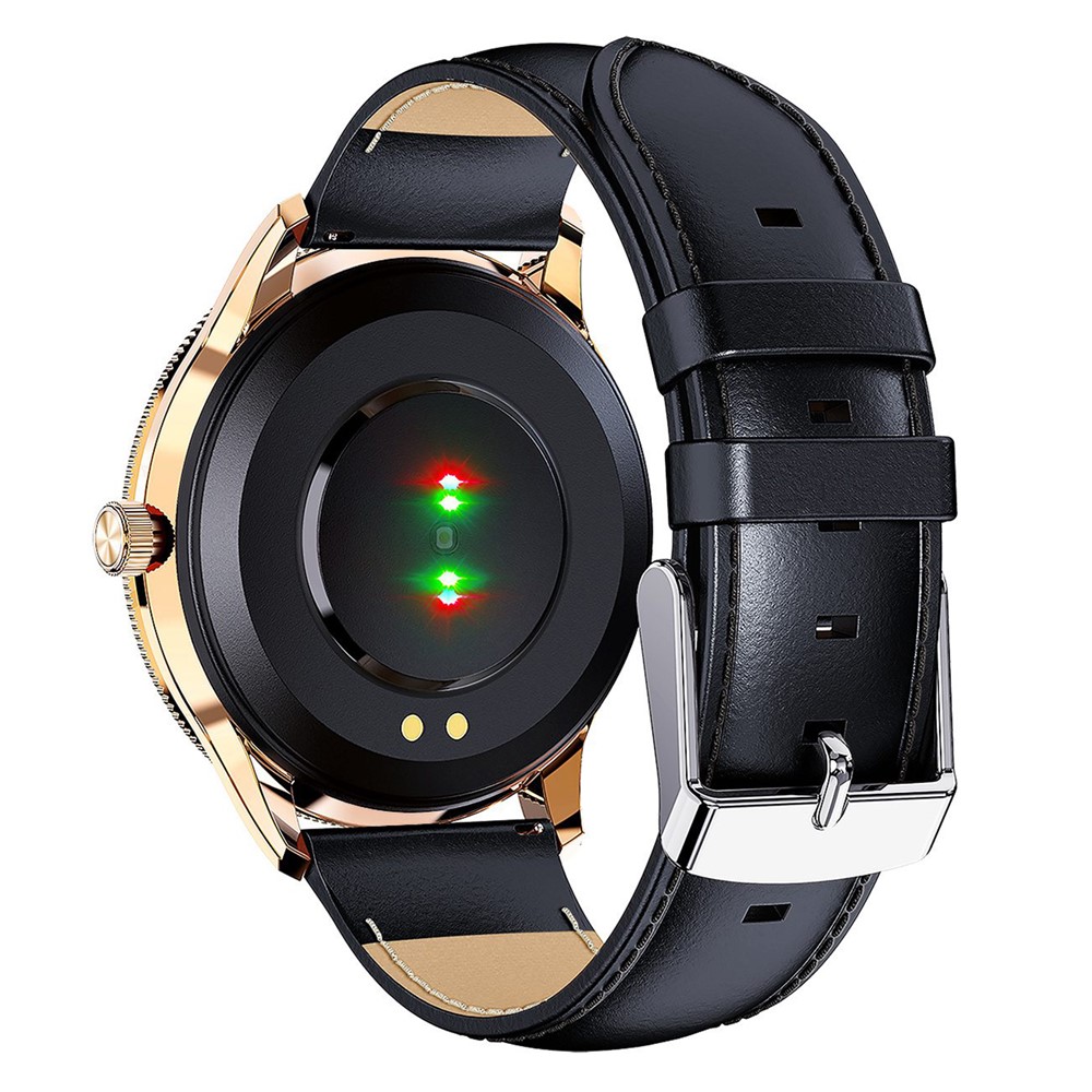M10 1.32 inch Full-Color Screen Smart Watch IP68 Water-Resistant Health Bracelet with Heart Rate Blood Oxygen Monitoring Sports Bracelet - Gold-6