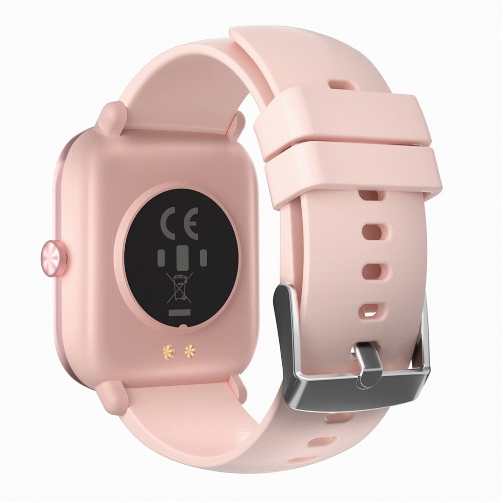 M6 1.6" Full-Color Screen Smart Watch Waterproof Bracelet Support Multi-Sport Mode Health Watch with Heart Rate Blood Oxygen Monitoring - Pink-3