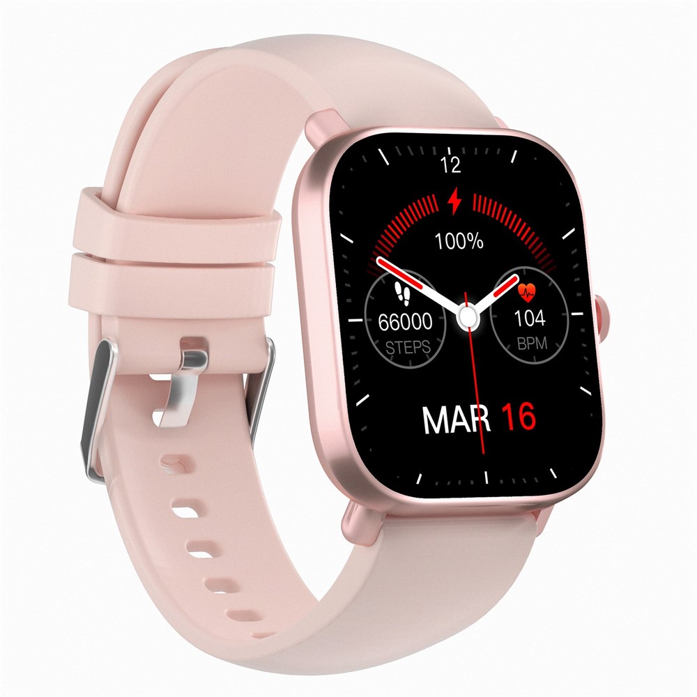 M6 1.6" Full-Color Screen Smart Watch Waterproof Bracelet Support Multi-Sport Mode Health Watch with Heart Rate Blood Oxygen Monitoring - Pink-5