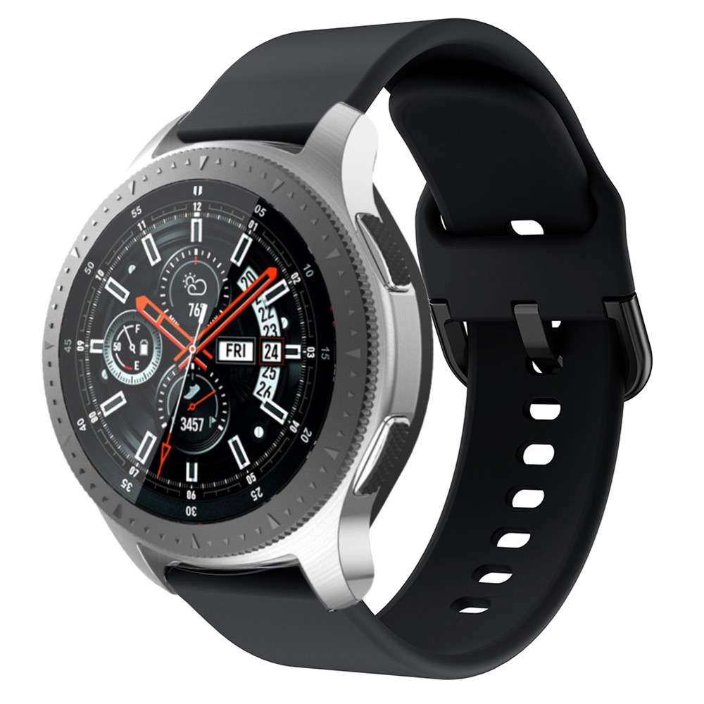 Silicone Watchband Strap for Samsung Gear S3 Active - Black-2