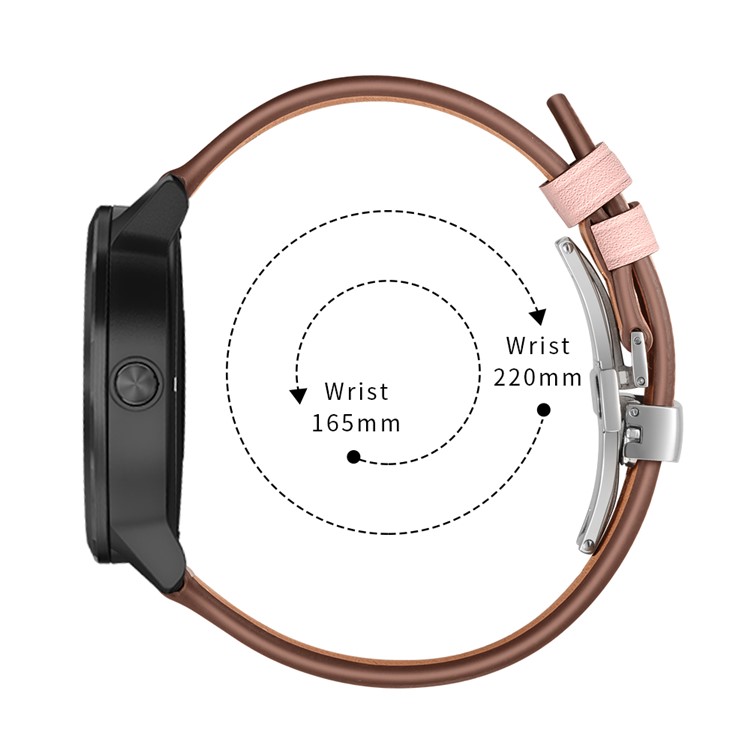 leather strap for garmin vivomove hr